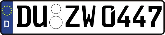 DU-ZW0447