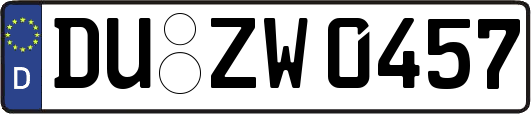 DU-ZW0457