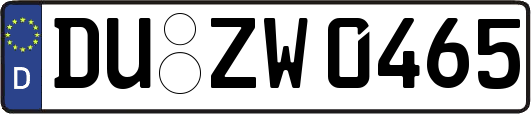 DU-ZW0465