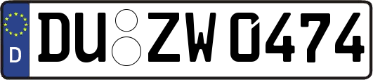 DU-ZW0474