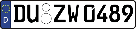 DU-ZW0489