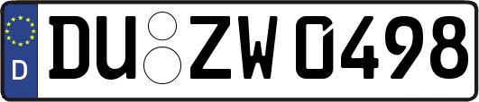 DU-ZW0498