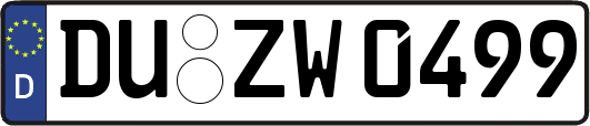DU-ZW0499