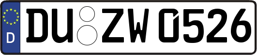 DU-ZW0526
