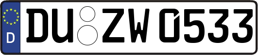 DU-ZW0533
