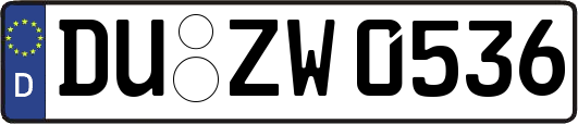 DU-ZW0536