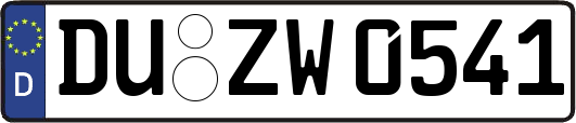 DU-ZW0541