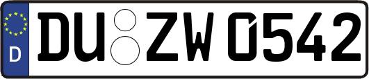 DU-ZW0542