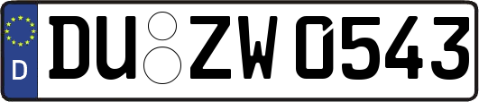 DU-ZW0543