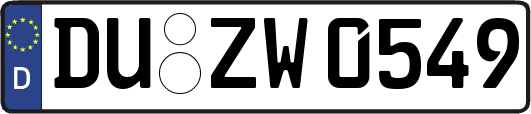 DU-ZW0549