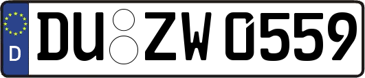 DU-ZW0559