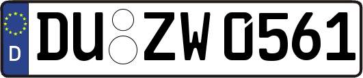 DU-ZW0561