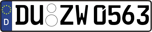 DU-ZW0563