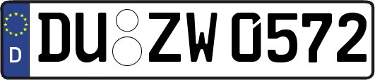 DU-ZW0572
