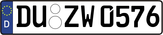 DU-ZW0576