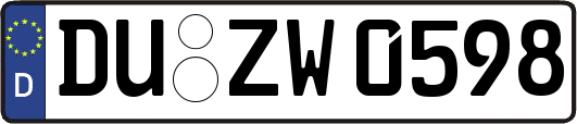 DU-ZW0598