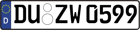 DU-ZW0599