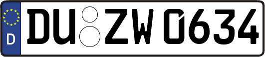 DU-ZW0634