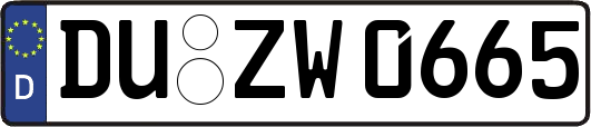 DU-ZW0665