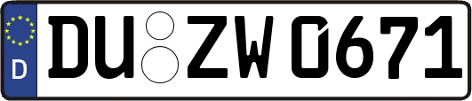 DU-ZW0671