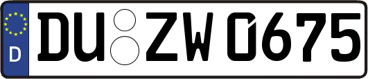 DU-ZW0675