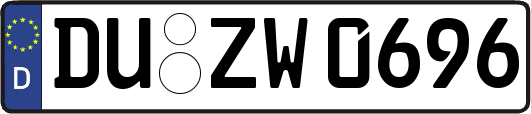 DU-ZW0696