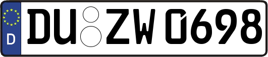 DU-ZW0698