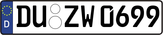 DU-ZW0699
