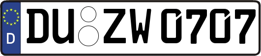 DU-ZW0707