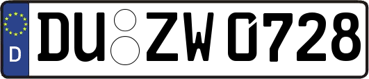 DU-ZW0728