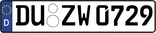 DU-ZW0729