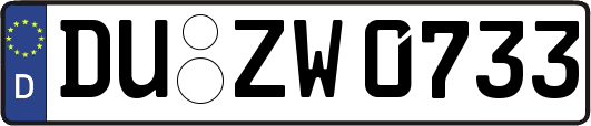 DU-ZW0733