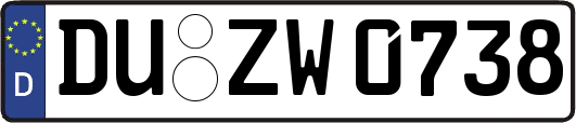 DU-ZW0738