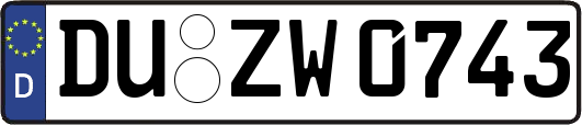 DU-ZW0743