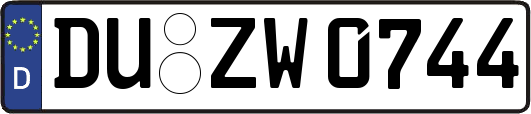 DU-ZW0744