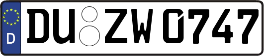 DU-ZW0747