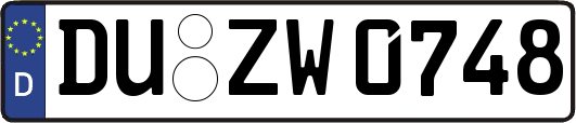 DU-ZW0748