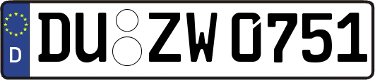 DU-ZW0751
