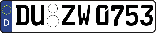 DU-ZW0753