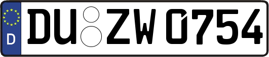 DU-ZW0754