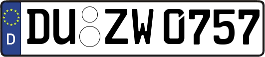 DU-ZW0757