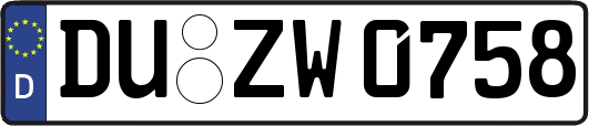 DU-ZW0758