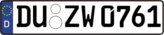 DU-ZW0761