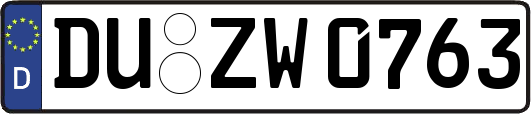 DU-ZW0763