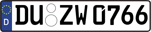 DU-ZW0766