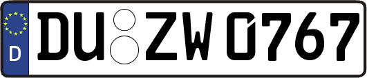 DU-ZW0767