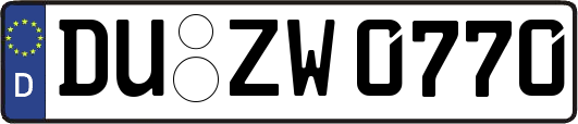 DU-ZW0770