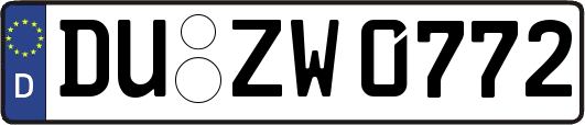 DU-ZW0772