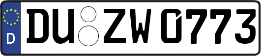 DU-ZW0773
