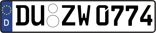 DU-ZW0774